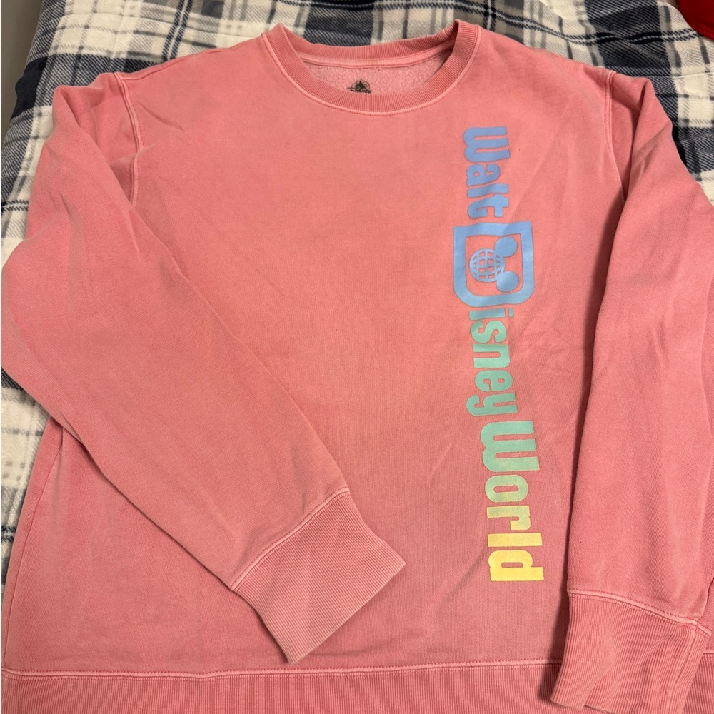 Disney Pink Crewneck Sweater for Women